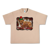Burro merry christmas highland cow Urban Heavy Tee - BarkalooDesign
