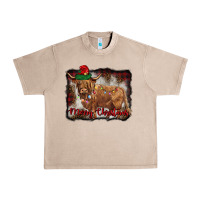 French Oak merry christmas highland cow Urban Heavy Tee - BarkalooDesign