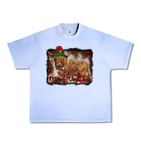 Grape Ice merry christmas highland cow Urban Heavy Tee - BarkalooDesign