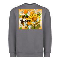 Storm bee happy Heavyweight Sweatshirt - MaliasSmallBusiness