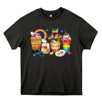 Asphalt pride coffee cups Heavy Core Tee - Zillion Design Studio