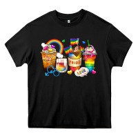 Black pride coffee cups Heavy Core Tee - Zillion Design Studio