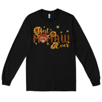 Black best mamaw ever cow Long Sleeve Tee - MaliasSmallBusiness