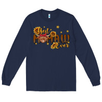 Navy best mamaw ever cow Long Sleeve Tee - MaliasSmallBusiness