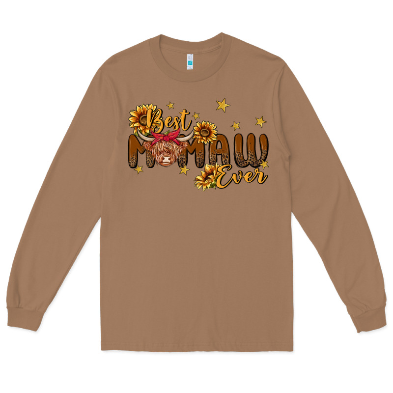 Best Mamaw Ever Cow Long Sleeve Tee by MaliasSmallBusiness | Teevron