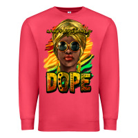 Cardinal unapologetically dope afro Premium Sweatshirt - NancyCooperArtShop