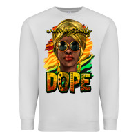 Dove Grey unapologetically dope afro Premium Sweatshirt - NancyCooperArtShop
