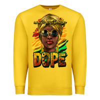 Lemon unapologetically dope afro Premium Sweatshirt - NancyCooperArtShop