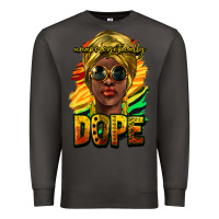 Smoke unapologetically dope afro Premium Sweatshirt - NancyCooperArtShop