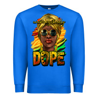 True Royal unapologetically dope afro Premium Sweatshirt - NancyCooperArtShop