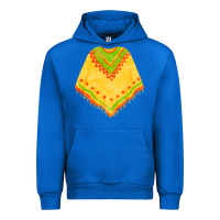 Cobalt mexican poncho fa element Urban Hoodie - FaDigitalArtStudio
