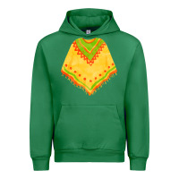 Emerald mexican poncho fa element Urban Hoodie - FaDigitalArtStudio