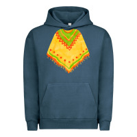Pigment Midnight Navy mexican poncho fa element Urban Hoodie - FaDigitalArtStudio