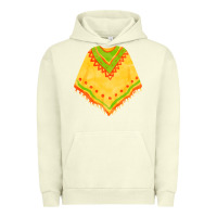 Pigment Pistachio mexican poncho fa element Urban Hoodie - FaDigitalArtStudio