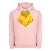 Pigment Salmon mexican poncho fa element Urban Hoodie - FaDigitalArtStudio