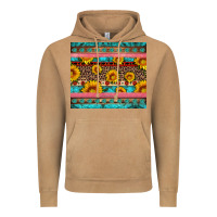 Vintage Camel western sunflowers turquoise Vintage Hoodie - Artiststas