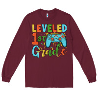 Burgundy leveled 1 st grade Long Sleeve Tee - JahusDesignShop