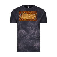 Cloud Black wooden leopard glitter  license plate template Vintage Tee - BarkalooDesign