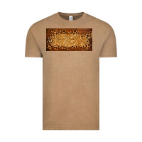 Vintage Coffee wooden leopard glitter  license plate template Vintage Tee - BarkalooDesign