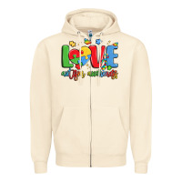 Sandshell love autism awareness Zipper Hoodie - LillyAllenDesigns