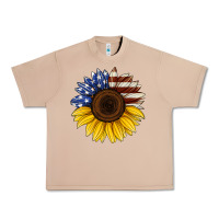 Burro american flag sunflower Urban Heavy Tee - Jasminsmagicworld