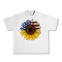 Lunar Rock american flag sunflower Urban Heavy Tee - Jasminsmagicworld