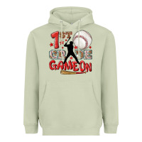 Matcha back to school 1st baseball game on Heavyweight Hoodie - NancyCooperArtShop