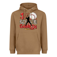 Toasted Coconut back to school 1st baseball game on Heavyweight Hoodie - NancyCooperArtShop
