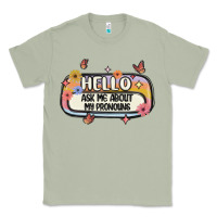 Matcha ask me about my pronouns Classic Tee - MaliasSmallBusiness