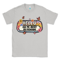 Moon Dust ask me about my pronouns Classic Tee - MaliasSmallBusiness