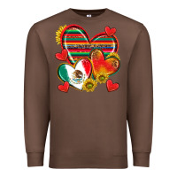 Chestnut Mexican Hearts Premium Sweatshirt - texasbilliewilder