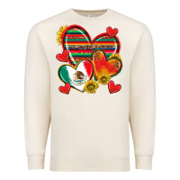 Sandshell Mexican Hearts Premium Sweatshirt - texasbilliewilder