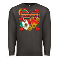 Smoke Mexican Hearts Premium Sweatshirt - texasbilliewilder