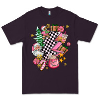 Plum pink christmas lightning bolt Premium Tee - AdoDesignShop