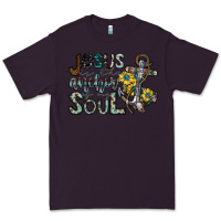 Plum jesus is the anchor of my soul Premium Tee - SublimationCraftShop