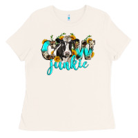 Bone cow junkie Ladies Tee - Zillion Design Studio