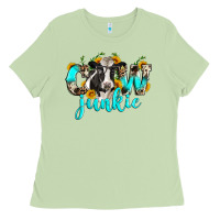 Matcha cow junkie Ladies Tee - Zillion Design Studio