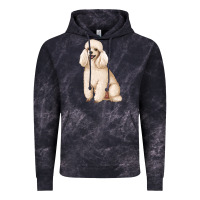 Cloud Black standart poodle Vintage Hoodie - Artiststas