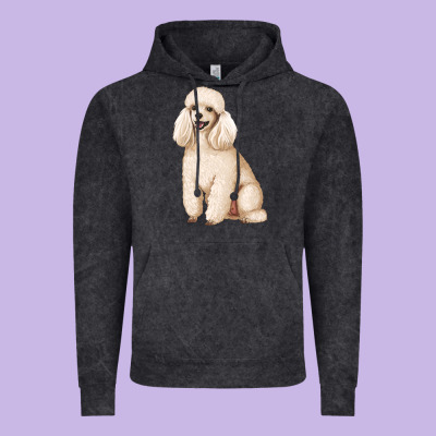 Standart Poodle Vintage Hoodie Designed By Artiststas