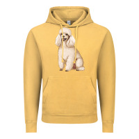 Vintage Mustard standart poodle Vintage Hoodie - Artiststas