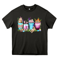 Asphalt rabbit coffee cups Heavy Core Tee - Zillion Design Studio