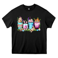 Black rabbit coffee cups Heavy Core Tee - Zillion Design Studio