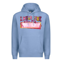 Colony Blue Personalized i wear pink for my Premium Hoodie - texasbilliewilder