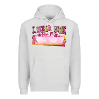 Dove Grey Personalized i wear pink for my Premium Hoodie - texasbilliewilder
