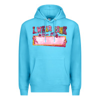 Ocean Blue Personalized i wear pink for my Premium Hoodie - texasbilliewilder