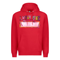 Red Personalized i wear pink for my Premium Hoodie - texasbilliewilder