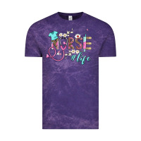 Cloud Purple nurse life Vintage Tee - BarkalooDesign