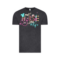 Vintage Black nurse life Vintage Tee - BarkalooDesign
