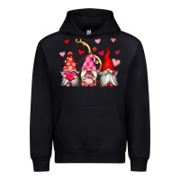 Black valentine's day gnomes Urban Hoodie - OliviaCreatesArt