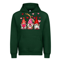Forest Green valentine's day gnomes Urban Hoodie - OliviaCreatesArt